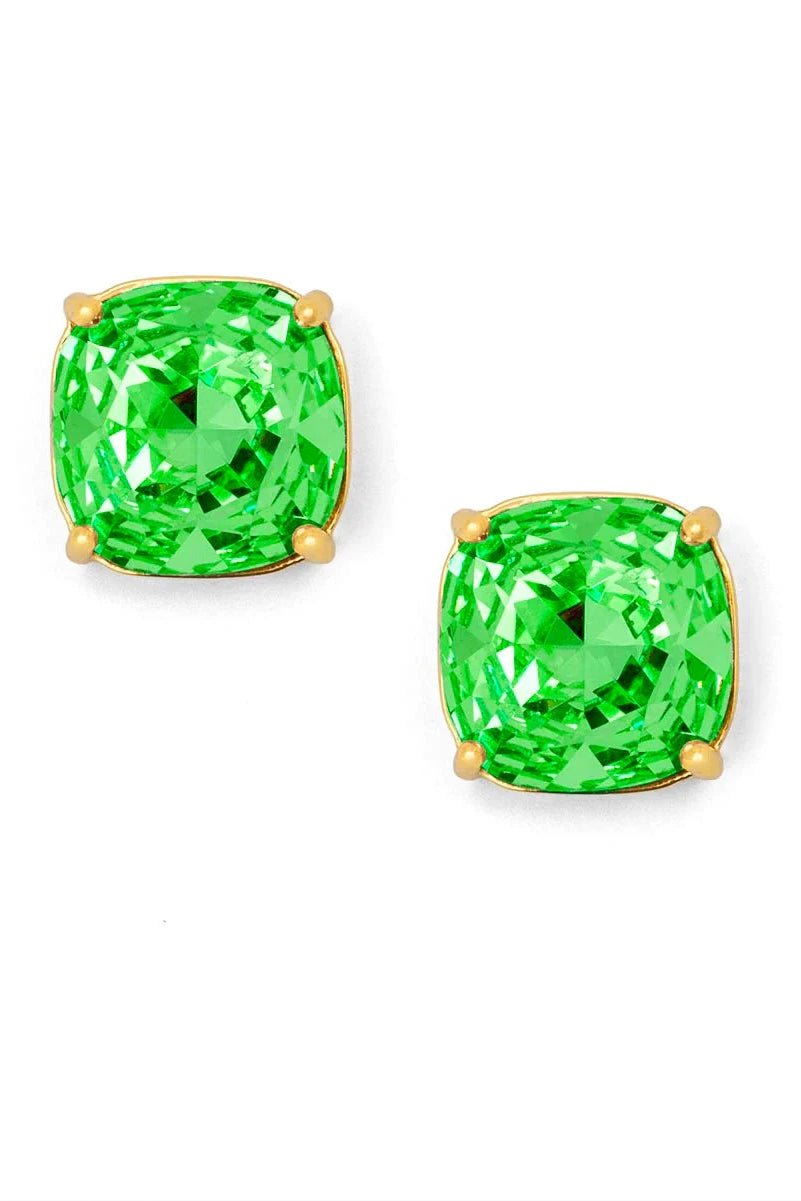 Luna Crystal Stud Earring - Lush Lemon - Women's Accessories - Zenzii - 53117261564797