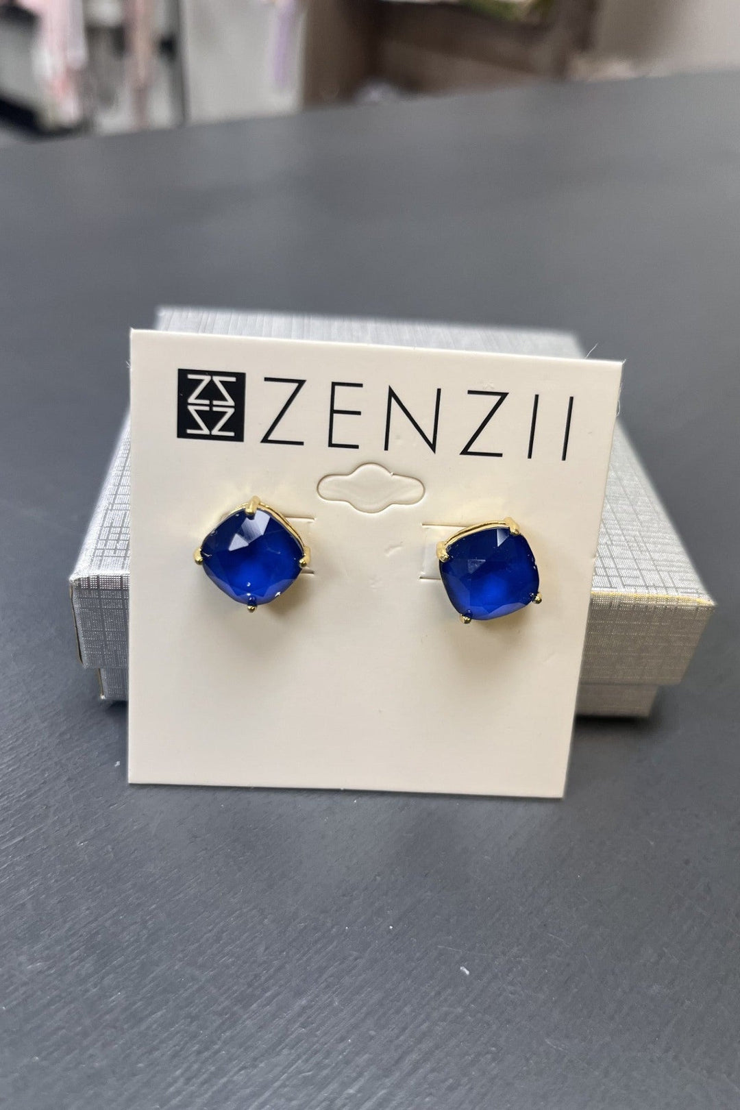 Luna Crystal Stud Earring - Lush Lemon - Women's Accessories - Zenzii - 53117261863101