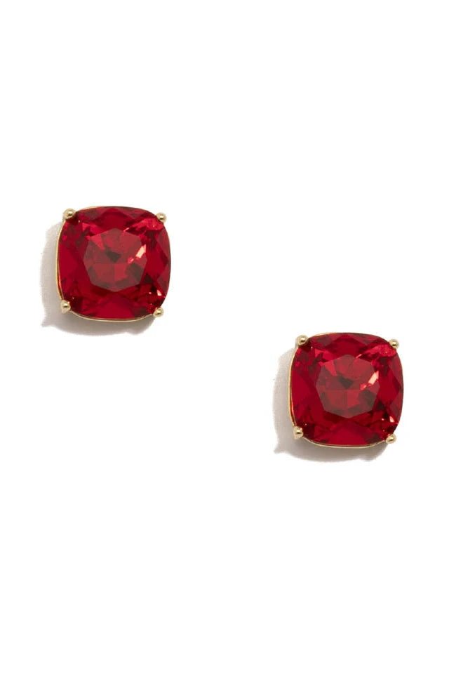 Luna Crystal Stud Earring - Lush Lemon - Women's Accessories - Zenzii - 53117262028637