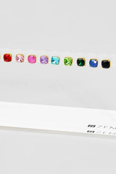 Luna Crystal Stud Earring - Lush Lemon - Women&