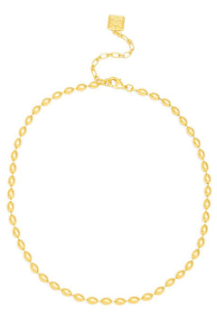 Metal Beaded Magnetic Necklace - Lush Lemon - Women&