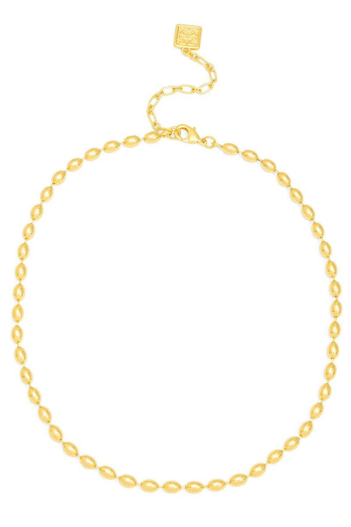 Metal Beaded Magnetic Necklace - Lush Lemon - Women's Accessories - Zenzii - 290129011
