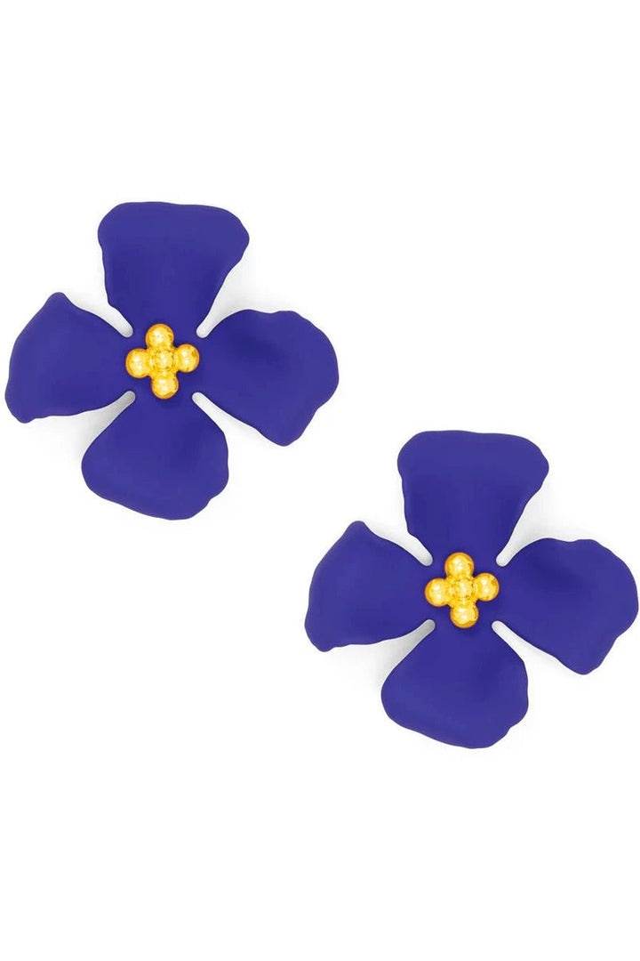 Mildred Flower Earring - Lush Lemon - Women's Accessories - Zenzii - 54838341044861