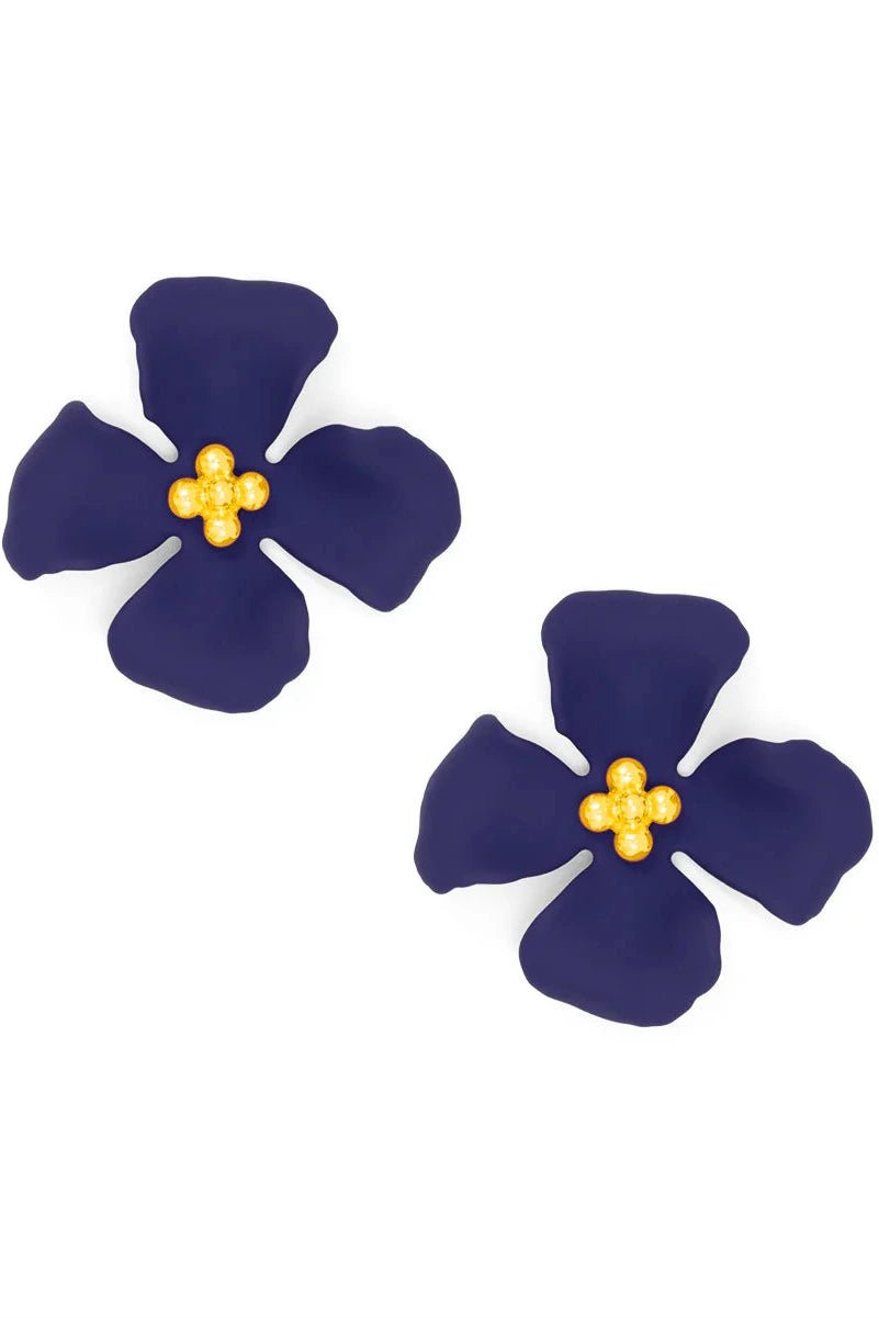 Mildred Flower Earring - Lush Lemon - Women's Accessories - Zenzii - 54838341343165