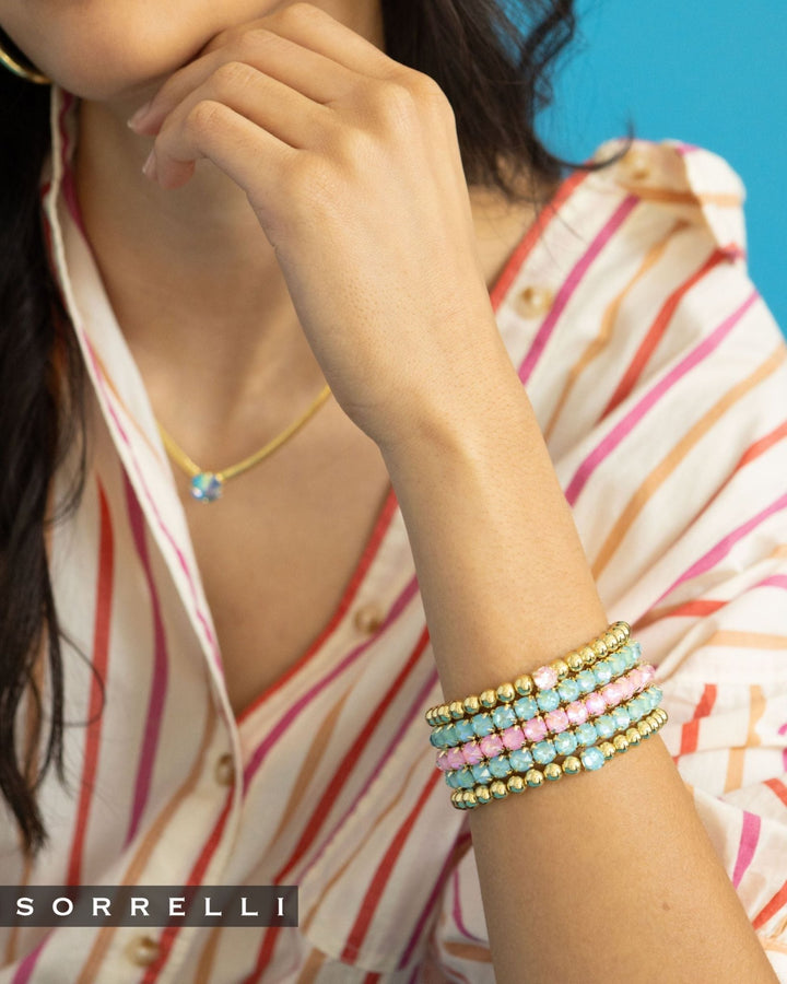 Mini Sienna Stretch Bracelet - Lush Lemon - Women's Accessories - Sorrelli - BFD52BGUW