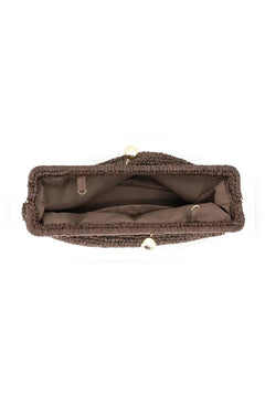 Nonna Straw Clutch - Lush Lemon - Women&