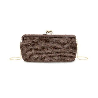 Nonna Straw Clutch - Lush Lemon - Women's Accessories - BC Bags - 2869CHO