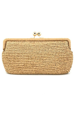 Nonna Straw Clutch - Lush Lemon - Women&