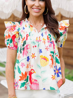 Nora Top - Lush Lemon - Women&