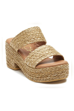Ocean Ave Platform Sandal - Lush Lemon - Women&