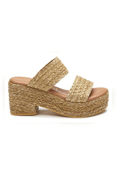 Ocean Ave Platform Sandal - Lush Lemon - Women&