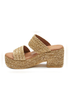 Ocean Ave Platform Sandal - Lush Lemon - Women&