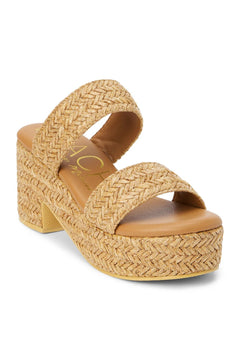Ocean Ave Platform Sandal - Lush Lemon - Women&