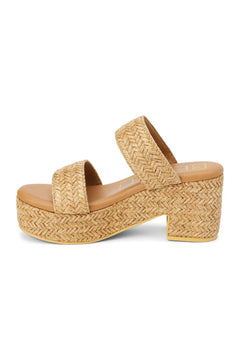 Ocean Ave Platform Sandal - Lush Lemon - Women&