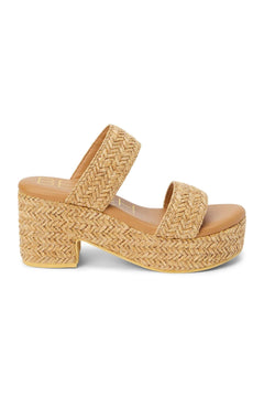 Ocean Ave Platform Sandal - Lush Lemon - Women&