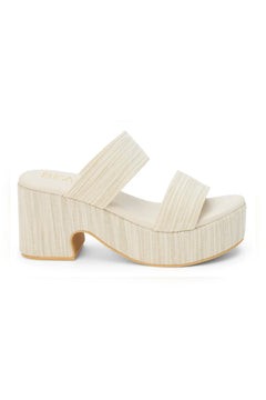 Ocean Ave Platform Sandal - Lush Lemon - Women&