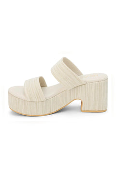 Ocean Ave Platform Sandal - Lush Lemon - Women&