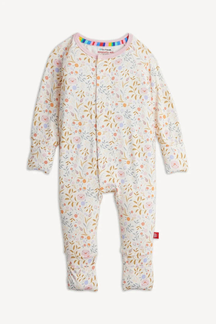 Oinklet Magnetic Convertible Coverall - Lush Lemon - Children's Clothing - Magnetic Me - 840524513781