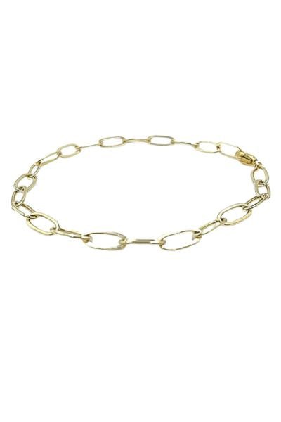 Paperclip Bracelet Gold Filled - Lush Lemon - Women's Accessories - Erin Gray - 515161651