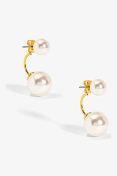 Pearl Ear Jacket Earring - Lush Lemon - Women&