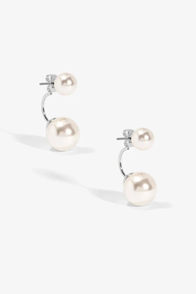 Pearl Ear Jacket Earring - Lush Lemon - Women's Accessories - VIOROO - 77653741109949