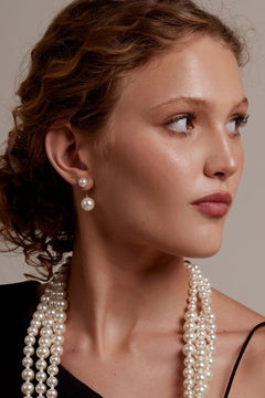 Pearl Ear Jacket Earring - Lush Lemon - Women&