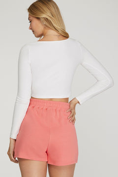 Pearl Knit Skort &amp; Top Set - Lush Lemon - Women&