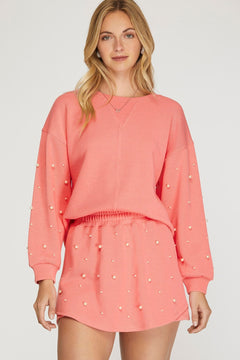 Pearl Knit Skort &amp; Top Set - Lush Lemon - Women&