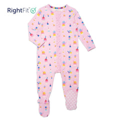 Pink Sundae Funday W/Ruffles Magnetic Footie - Lush Lemon - Children&