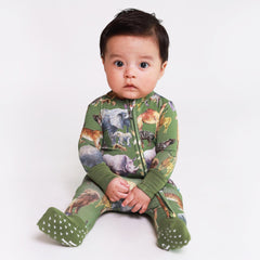 Posh Safari Convertible Footie - Lush Lemon - Children&