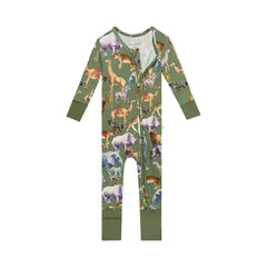 Posh Safari Convertible Footie - Lush Lemon - Children&