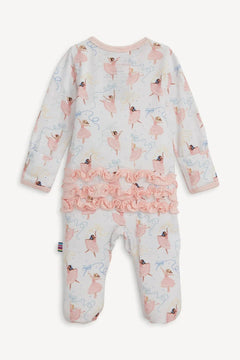 Pretty Plies Modal Magnetic Footie - Lush Lemon - Children&