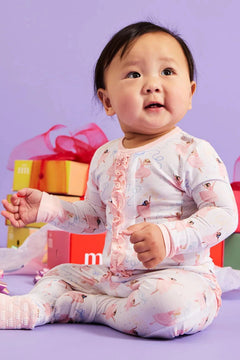 Pretty Plies Modal Magnetic Footie - Lush Lemon - Children&