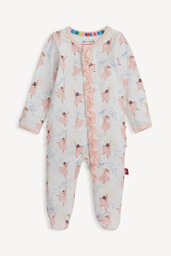 Pretty Plies Modal Magnetic Footie - Lush Lemon - Children&