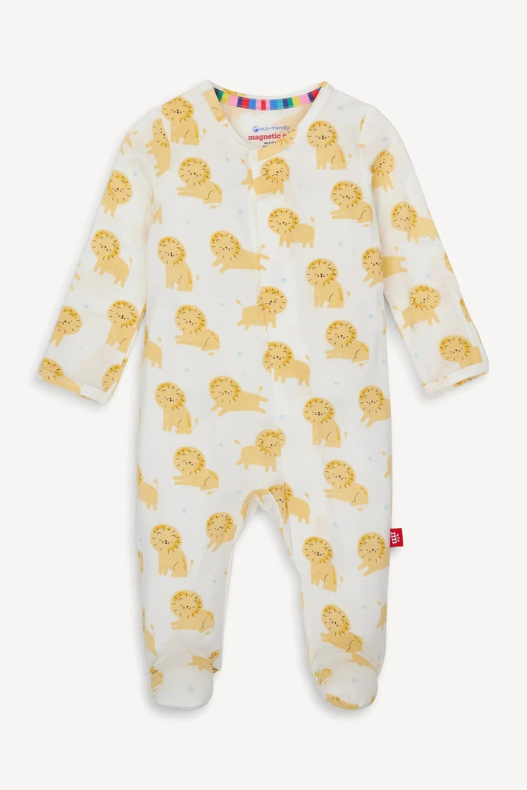 Pride & Joy Magnetic Footie - Lush Lemon - Children's Clothing - Magnetic Me - 840405236594