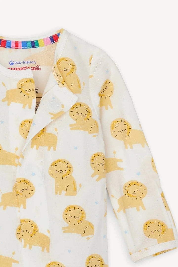 Pride & Joy Magnetic Footie - Lush Lemon - Children's Clothing - Magnetic Me - 840405236594