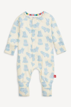 Pudgemuffin Modal Magnetic Convertible Coverall - Lush Lemon - Children&