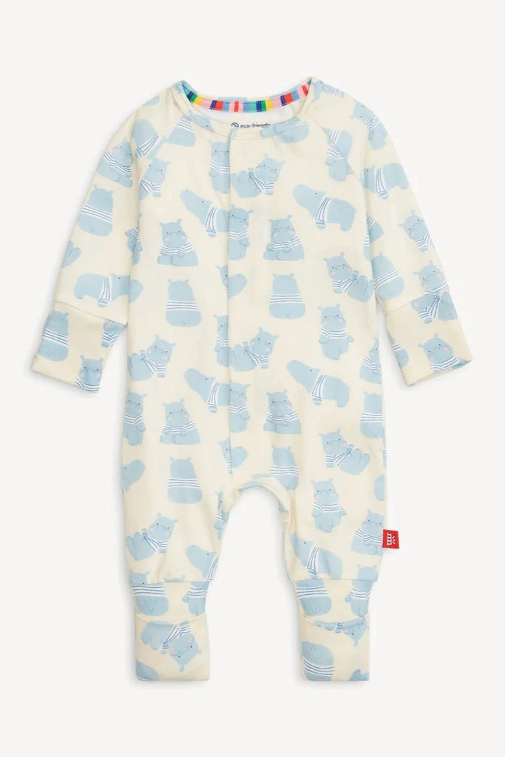 Pudgemuffin Modal Magnetic Convertible Coverall - Lush Lemon - Children's Clothing - Magnetic Me - 840405248030