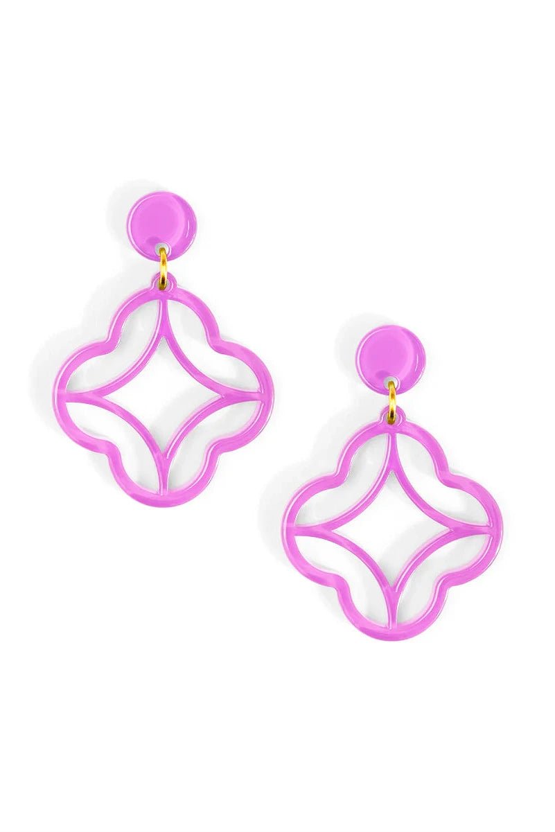 Quinn Stud Drop Earring - Lush Lemon - Women's Accessories - Zenzii - 39539371136829