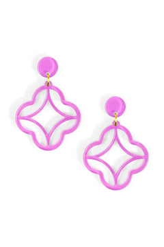 Quinn Stud Drop Earring - Lush Lemon - Women&
