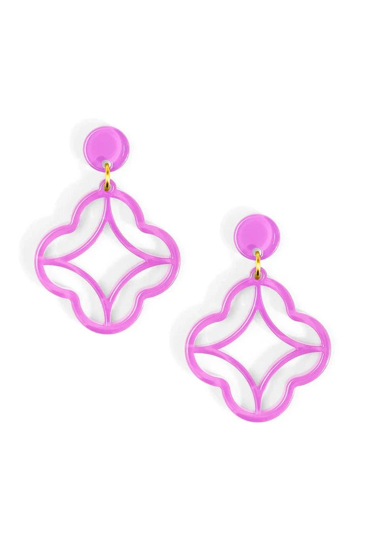 Quinn Stud Drop Earring - Lush Lemon - Women's Accessories - Zenzii - 39539371136829