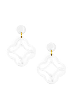Quinn Stud Drop Earring - Lush Lemon - Women&