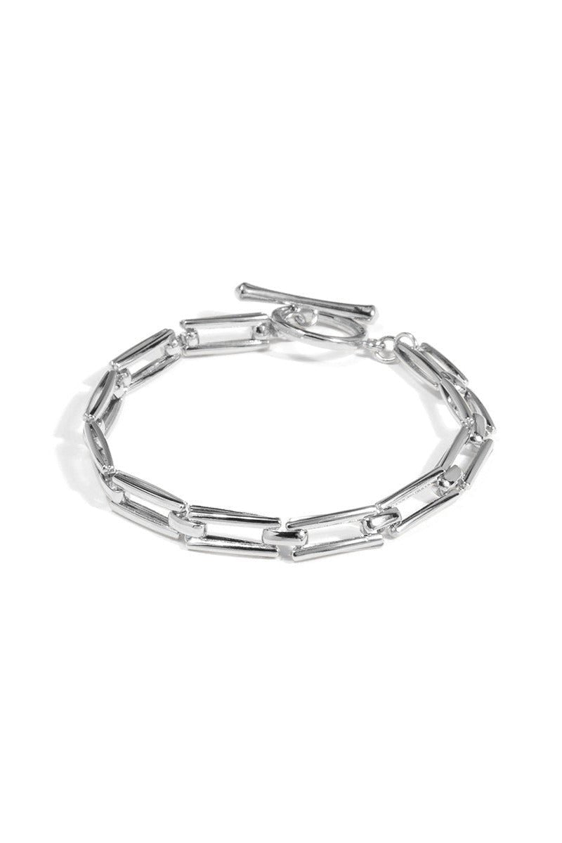 Rectangle Chain Toggle Bracelet - Lush Lemon - Women's Accessories - Rho - 13705131156893