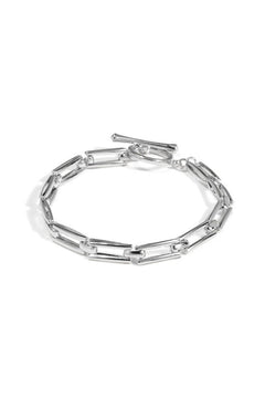 Rectangle Chain Toggle Bracelet - Lush Lemon - Women&
