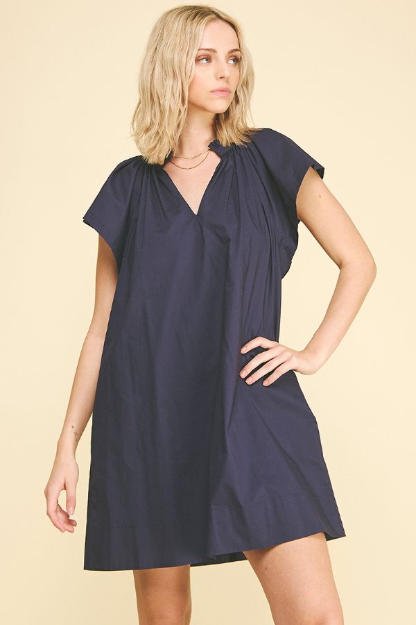 Ruffle Detailed Tunic Mini Dress - Lush Lemon - Women's Clothing - Pinch - 96069241619549