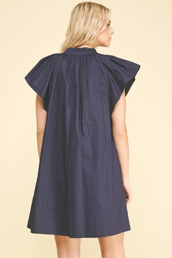Ruffle Detailed Tunic Mini Dress - Lush Lemon - Women's Clothing - Pinch - 96069241619549