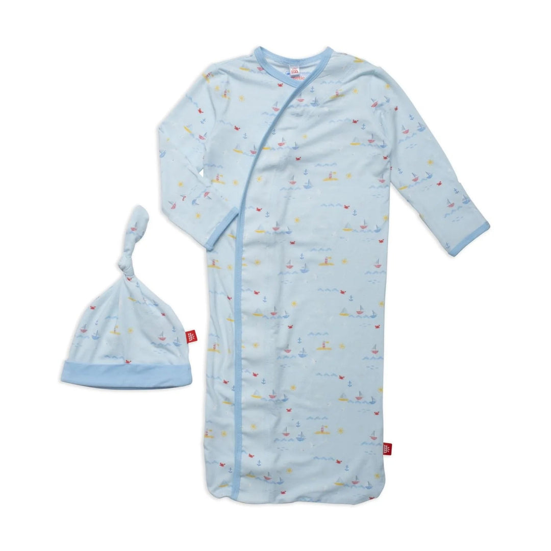 Sail-Ebrate Good Times Magnetic Gown & Hat - Lush Lemon - Children's Clothing - Magnetic Me - 840318776019