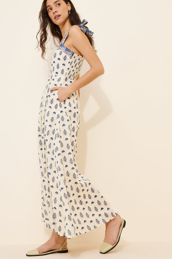 Santa Barbara Bluebell Dress - Lush Lemon - Women's Clothing - Bila 77 - 44091371022493