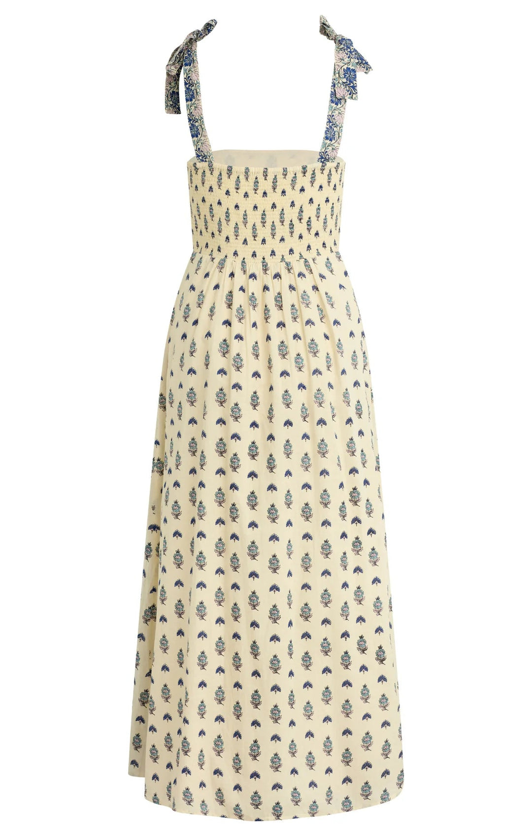 Santa Barbara Bluebell Dress - Lush Lemon - Women's Clothing - Bila 77 - 44091371022493