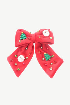 Santaland Velvet Bow - Lush Lemon - Children&